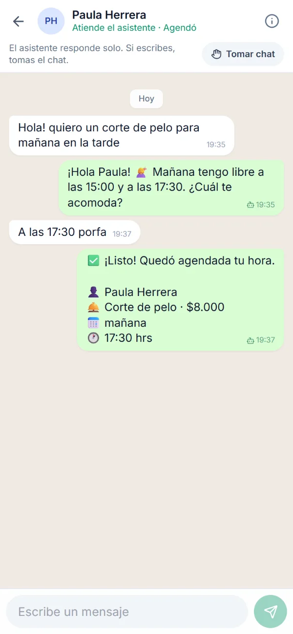 Captura real: responde al instante, día y noche